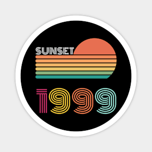 Sunset Retro Vintage 1999 Magnet